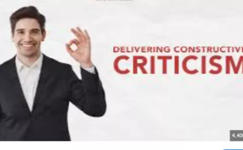 Delivering Constructive Criticism - GOLDSRD