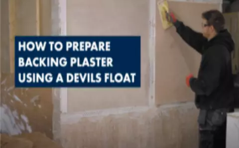 Devil Float How To Prepare Backing Plaster Using A Devils Float(NOCN) - Learning ...